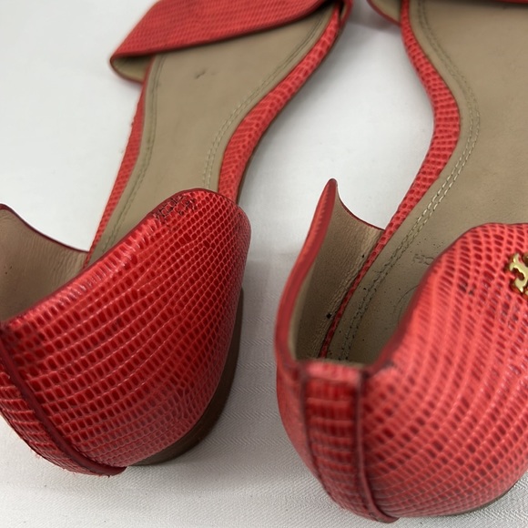 Tory Burch Tangerine Leather Sandals - Picture 14 of 14